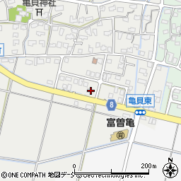 新潟県長岡市亀貝町443周辺の地図