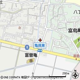 新潟県長岡市亀貝町410周辺の地図