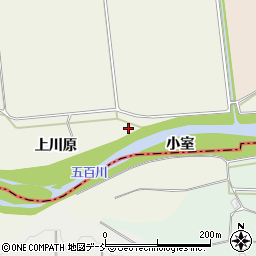 福島県本宮市岩根（小室）周辺の地図