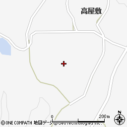 福島県田村郡三春町実沢蓬ケ作周辺の地図