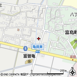 新潟県長岡市亀貝町412周辺の地図
