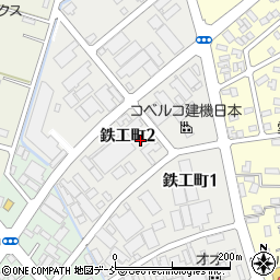 新潟県長岡市鉄工町周辺の地図