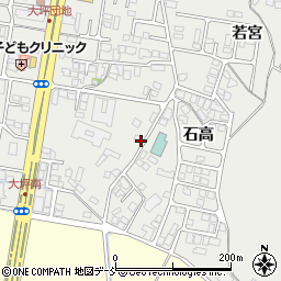 福島県会津若松市門田町大字黒岩石高110周辺の地図