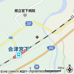 福島県大沼郡三島町宮下1245周辺の地図