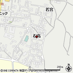 福島県会津若松市門田町大字黒岩（石高）周辺の地図
