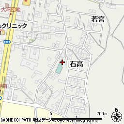福島県会津若松市門田町大字黒岩石高104周辺の地図