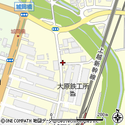 新潟県長岡市城岡周辺の地図