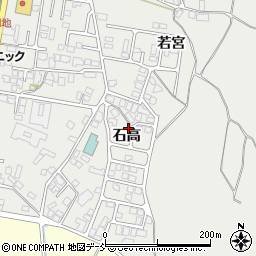 福島県会津若松市門田町大字黒岩石高88周辺の地図