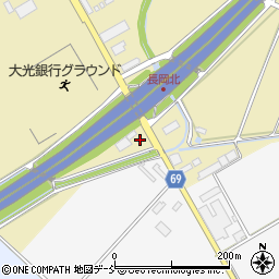 新潟県長岡市福道町748周辺の地図