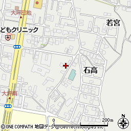 福島県会津若松市門田町大字黒岩石高114-6周辺の地図