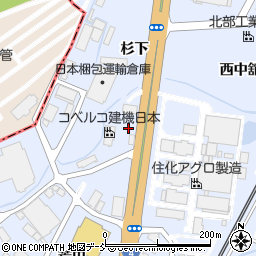 北辰通商株式会社　日和田工場周辺の地図