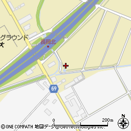 新潟県長岡市福道町2844周辺の地図