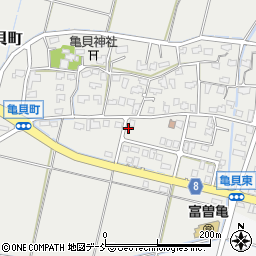 新潟県長岡市亀貝町452周辺の地図