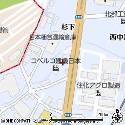 福島県郡山市日和田町高倉下桜内周辺の地図