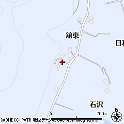 福島県郡山市日和田町高倉舘東周辺の地図