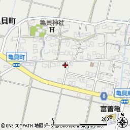 新潟県長岡市亀貝町453周辺の地図