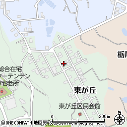 新潟県長岡市東が丘周辺の地図