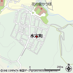 新潟県長岡市水穴町周辺の地図