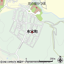 新潟県長岡市水穴町周辺の地図