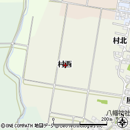 福島県会津若松市門田町大字中野村西周辺の地図