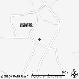 福島県田村郡三春町実沢大椚周辺の地図