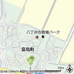 新潟県長岡市富島町周辺の地図