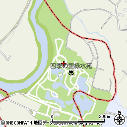 福島県本宮市岩根河原周辺の地図
