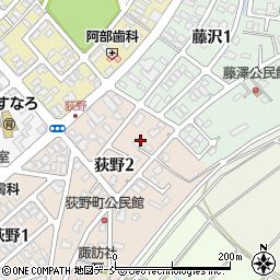 新潟県長岡市荻野2丁目周辺の地図