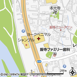 ヨークタウン飯寺周辺の地図