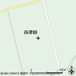 福島県浪江町（双葉郡）谷津田（椿平）周辺の地図