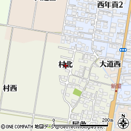 福島県会津若松市門田町大字中野村北周辺の地図