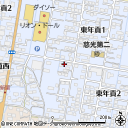 銀河美容室周辺の地図