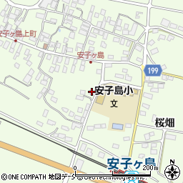 福島県郡山市熱海町安子島舘前78周辺の地図