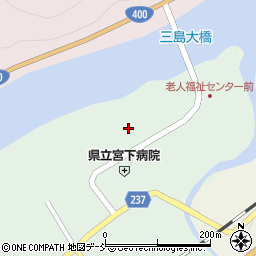 三島町役場　保養センターひだまり周辺の地図