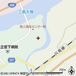 福島県三島町（大沼郡）宮下（塩水）周辺の地図
