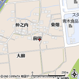 福島県本宮市関下前田周辺の地図