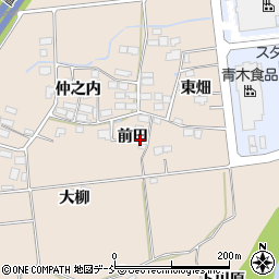 福島県本宮市関下（前田）周辺の地図