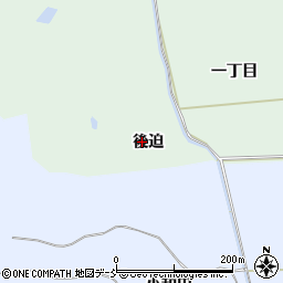 福島県浪江町（双葉郡）請戸（後迫）周辺の地図