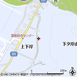 福島県郡山市日和田町高倉下タ岸周辺の地図