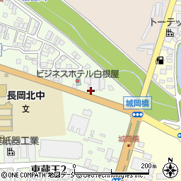 敦井産業株式会社　長岡支店倉庫周辺の地図