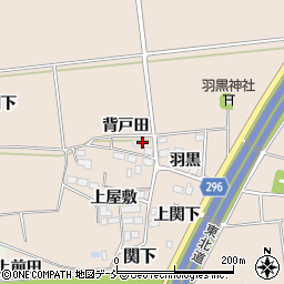 福島県本宮市関下（背戸田）周辺の地図