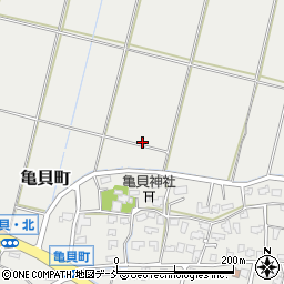 新潟県長岡市亀貝町周辺の地図