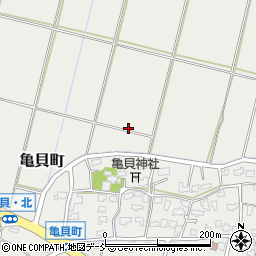 新潟県長岡市亀貝町周辺の地図