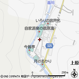 福島県会津若松市東山町大字湯本（下原）周辺の地図