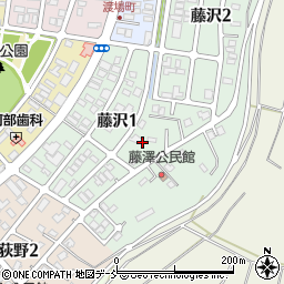 新潟県長岡市藤沢周辺の地図