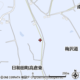 福島県郡山市日和田町高倉東周辺の地図