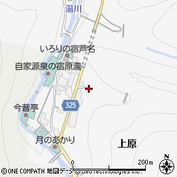 福島県会津若松市東山町大字湯本上原周辺の地図