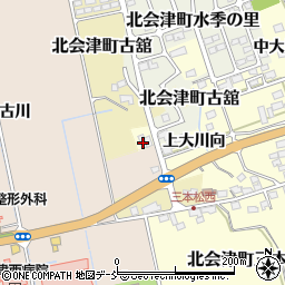 福島県会津若松市北会津町三本松6周辺の地図