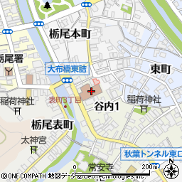 栃尾郵便局周辺の地図