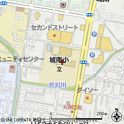 会津若松市立城南小学校周辺の地図